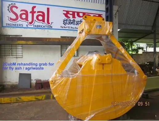 Four Rope Grab Bucket